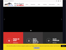 Tablet Screenshot of madridscooter.com